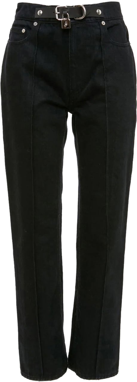 J.W. Anderson padlock-detail slim-fit jeans Zwart