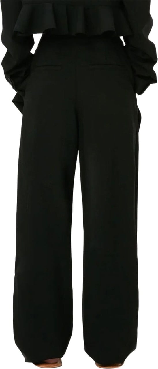 J.W. Anderson fold-over tapered trousers Zwart