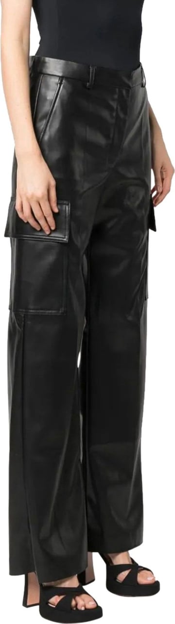 Stella McCartney cargo-pocket straight-leg trousers Zwart