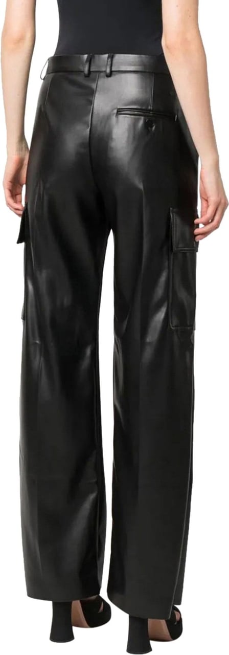 Stella McCartney cargo-pocket straight-leg trousers Zwart