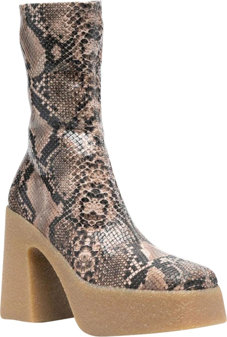 Stella McCartney snakeskin-effect ankle boots Divers