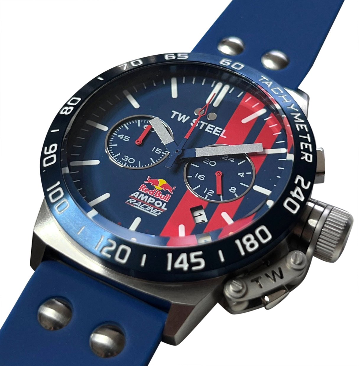 TW Steel CS120 Canteen Red Bull Ampol horloge 45 mm Blauw