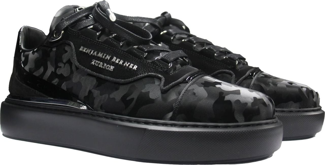 Benjamin Berner Sneaker Zwart Zwart