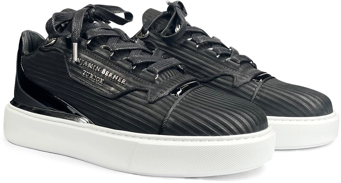 Benjamin Berner Sneaker Zwart Zwart