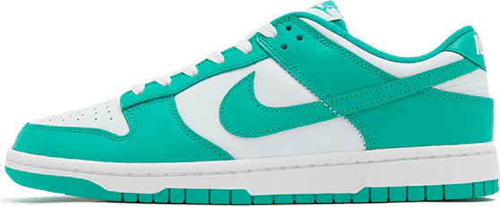 Nike Dunk Low Clear Jade Groen