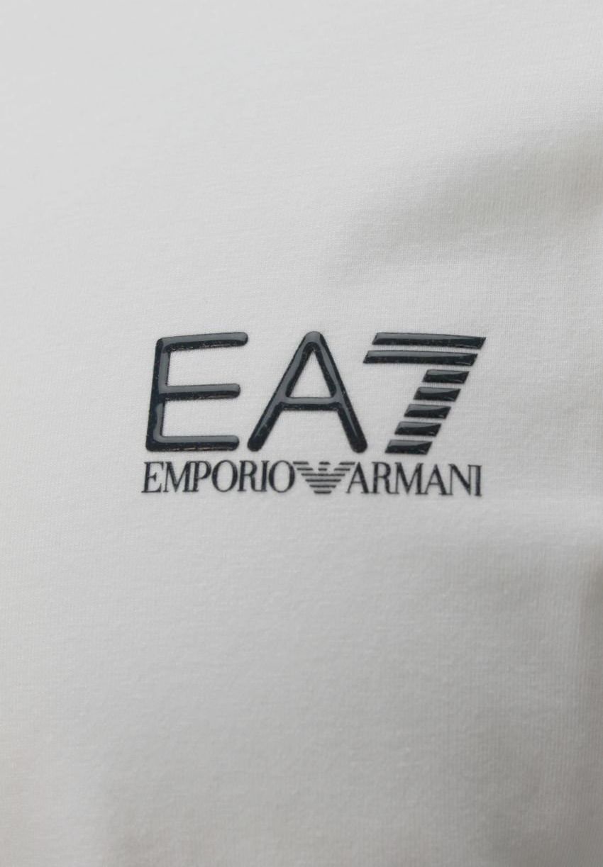 EA7 Armani EA7 8NPT52-PJM5Z Man Jersey T-Shirt White Wit