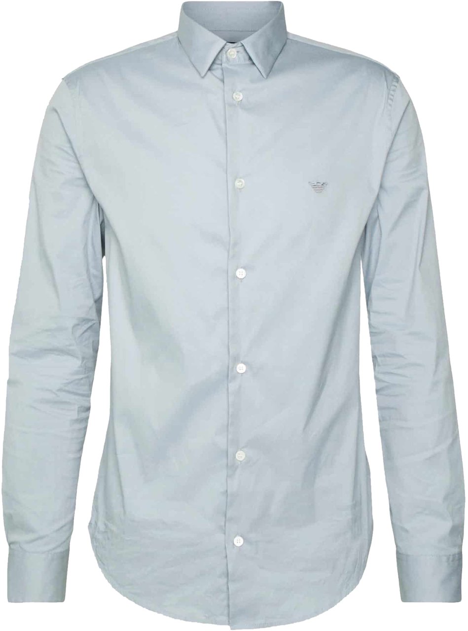 EA7 Emporio Armani Shirt Azzurro Blauw