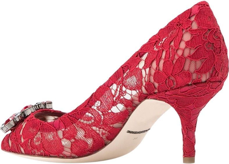 Dolce & Gabbana With Heel Red Rood