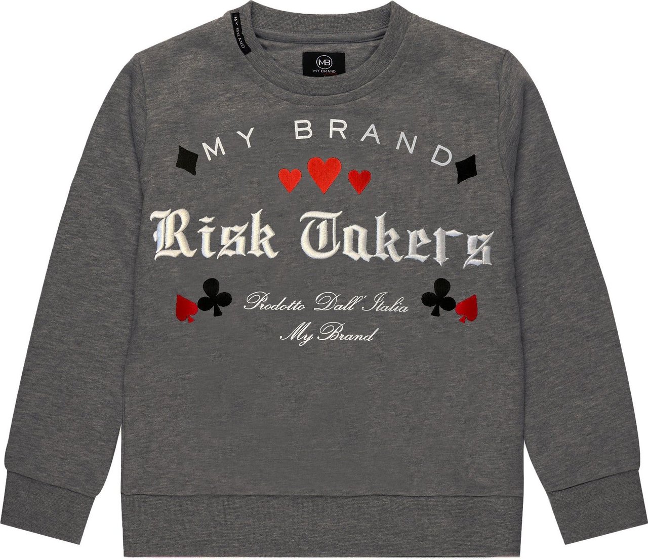 My Brand Takers Risk Card Sweater Grijs