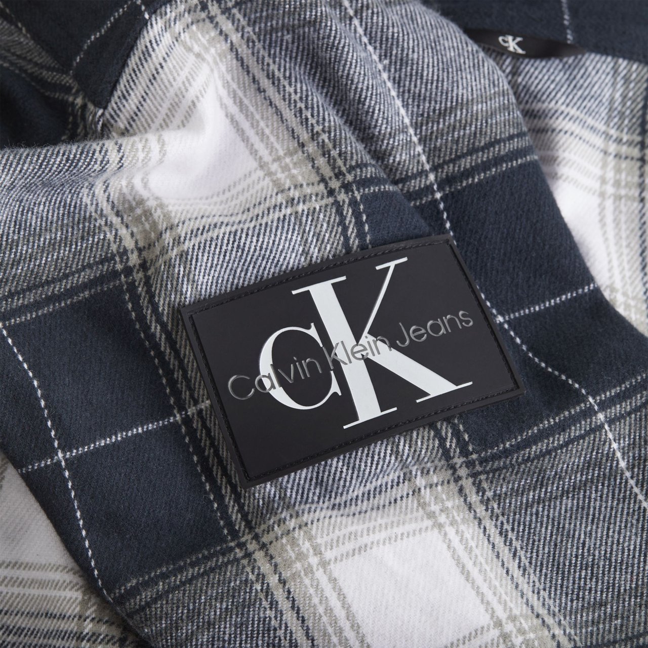 Calvin Klein Calvin Klein Heren Overshirt Zwart J30J324611/BEH Zwart