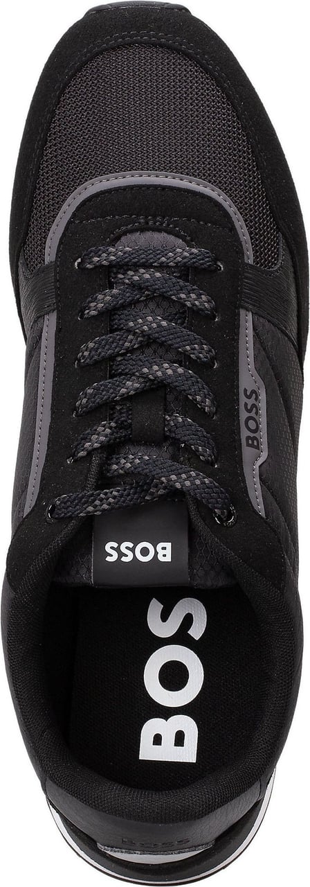 Hugo Boss Boss Heren Sneaker Zwart 50503715/005 Kai Zwart