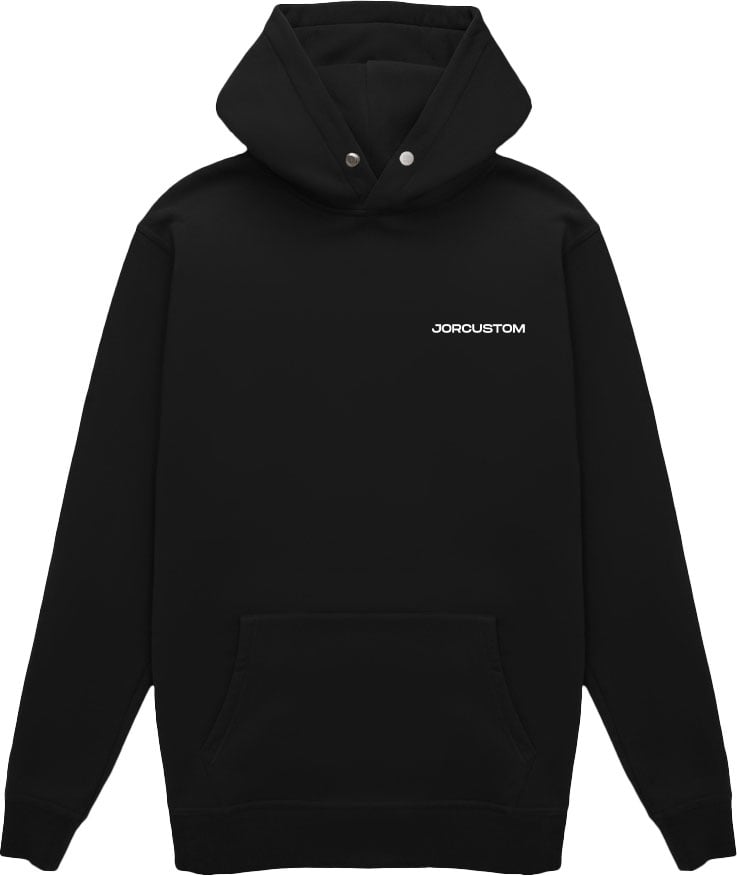 JORCUSTOM Bw-Angel Slim Fit Hoodie Black Zwart