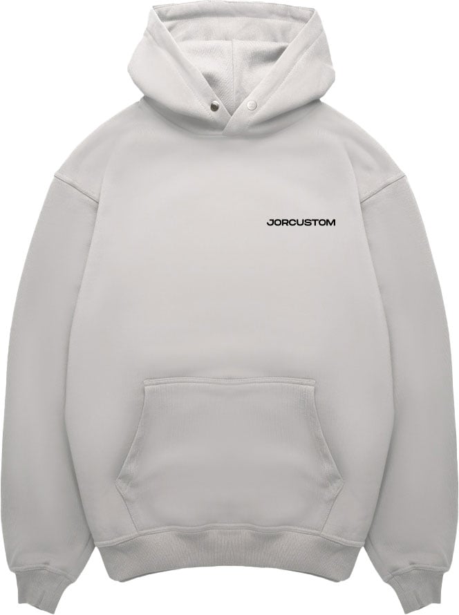 JORCUSTOM Bw-Angel Oversized Hoodie LightGrey Grijs