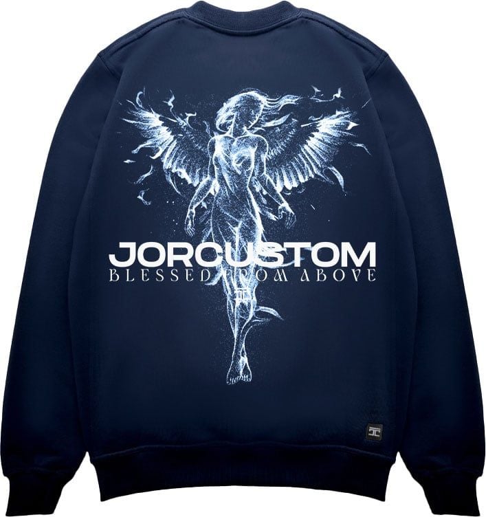 JORCUSTOM Bw-Angel Sweater Navy Blauw