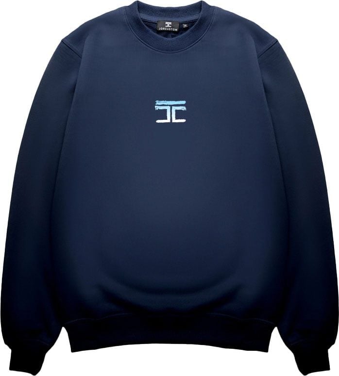 JORCUSTOM Bw-Artist Sweater Navy Blauw