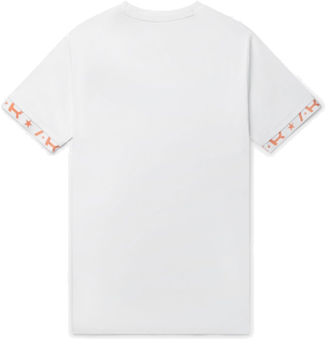 AB Lifestyle Neon Flag Tee White/Papaya Punch Wit