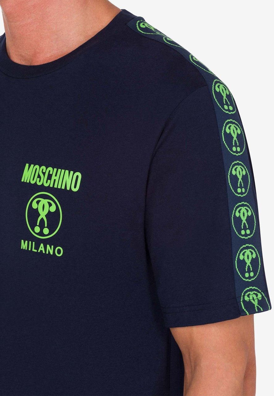 Moschino T-shirts Donkerblauw Zra0708 2041 1290 Blauw