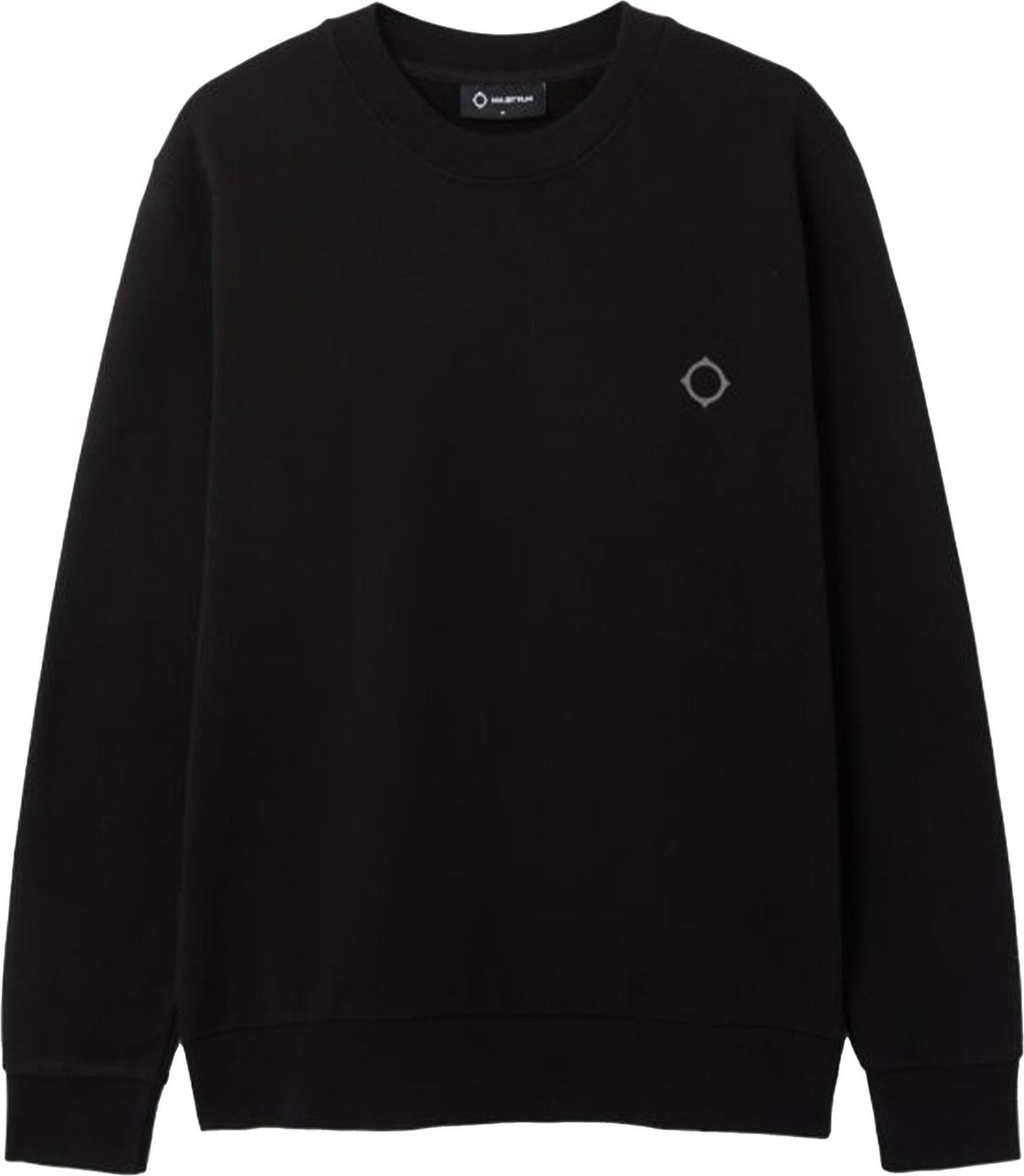 Ma.Strum Back logo sweaters zwart Zwart