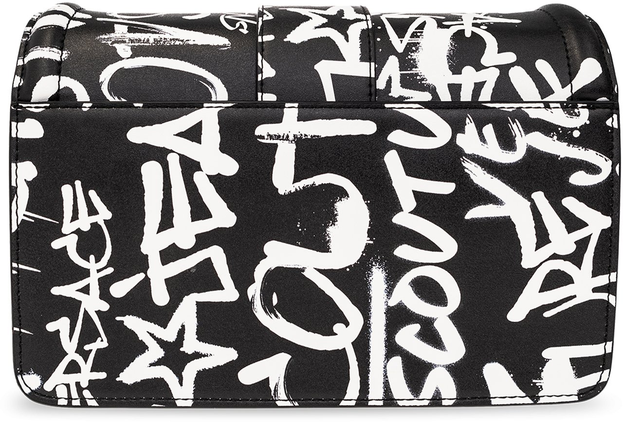 Versace Jeans Couture Versace Jeans Tas Zwart Leer One Size crossbody tassen zwart Zwart