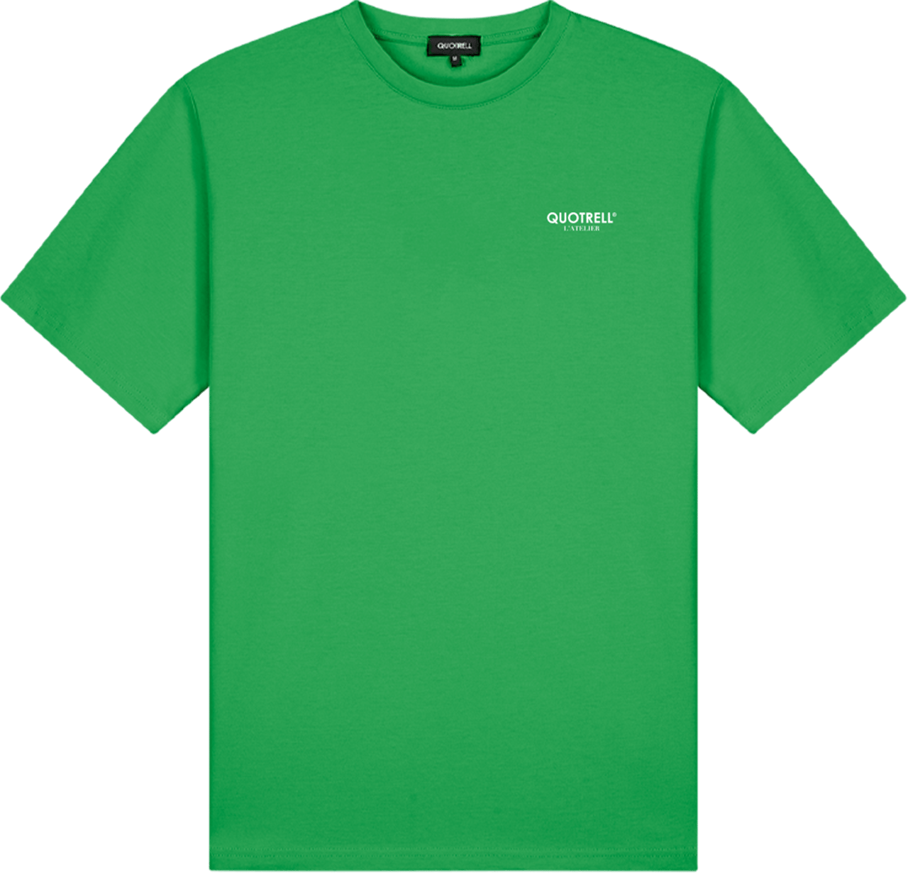 Quotrell L'atelier T-shirt | Green/white Groen