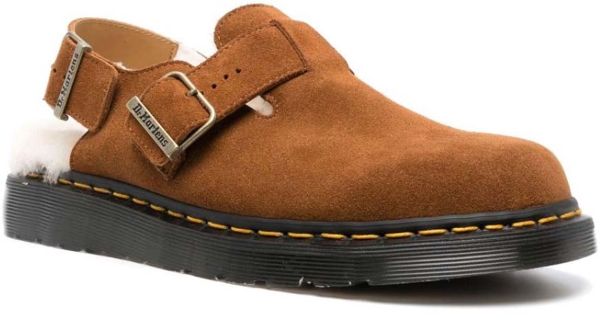 Dr. Martens Jorge Shearling Mules Bruin