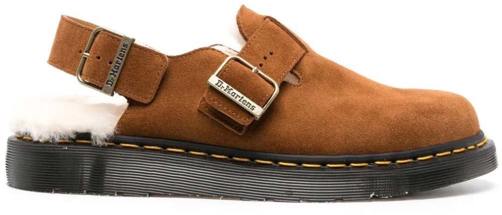 Dr. Martens Jorge Shearling Mules Bruin