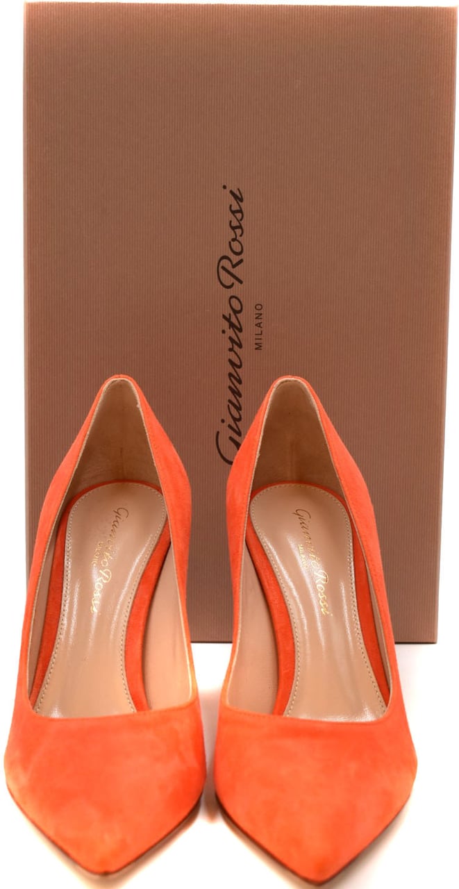 Gianvito Rossi Decollete Orange Oranje