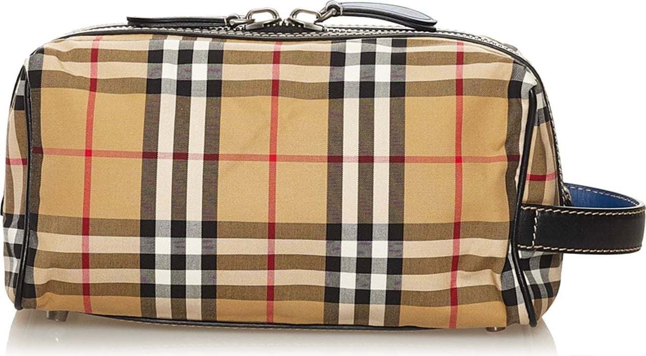 Burberry House Check Pouch Bruin