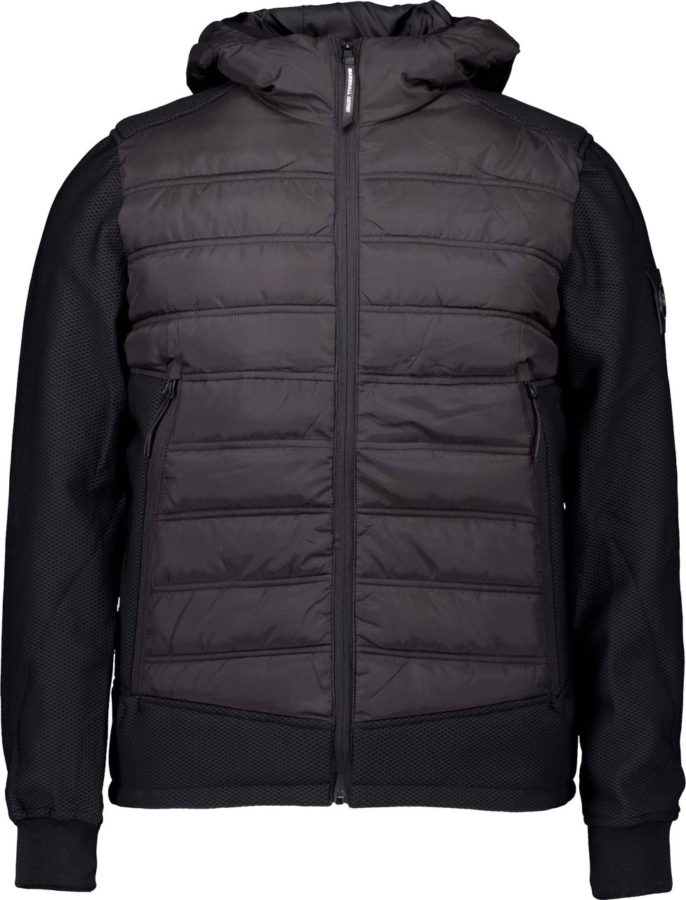 Marshall Artist Hybrid softshell jackets zwart Zwart