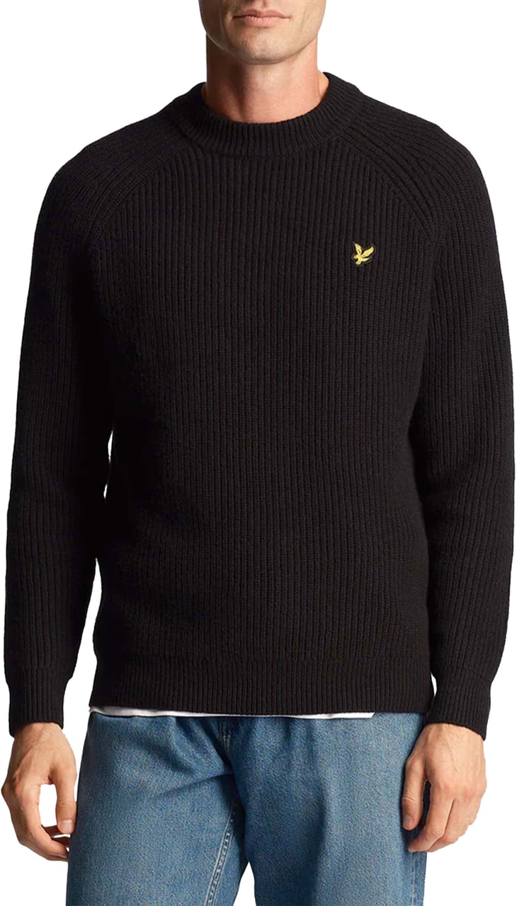 Lyle & Scott Lyle&scott  Truien Zwart Kn1701v Z865 Zwart