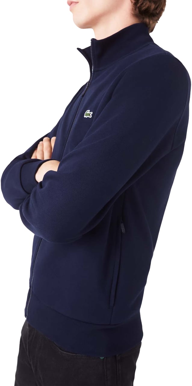 Lacoste Lacoste Vest Donkerblauw Katoen maat S vesten donkerblauw Blauw