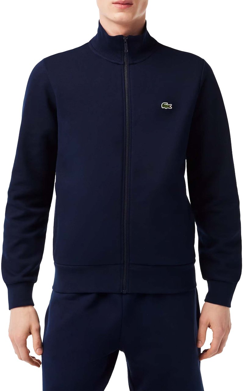 Lacoste Lacoste Vest Donkerblauw Katoen maat S vesten donkerblauw Blauw