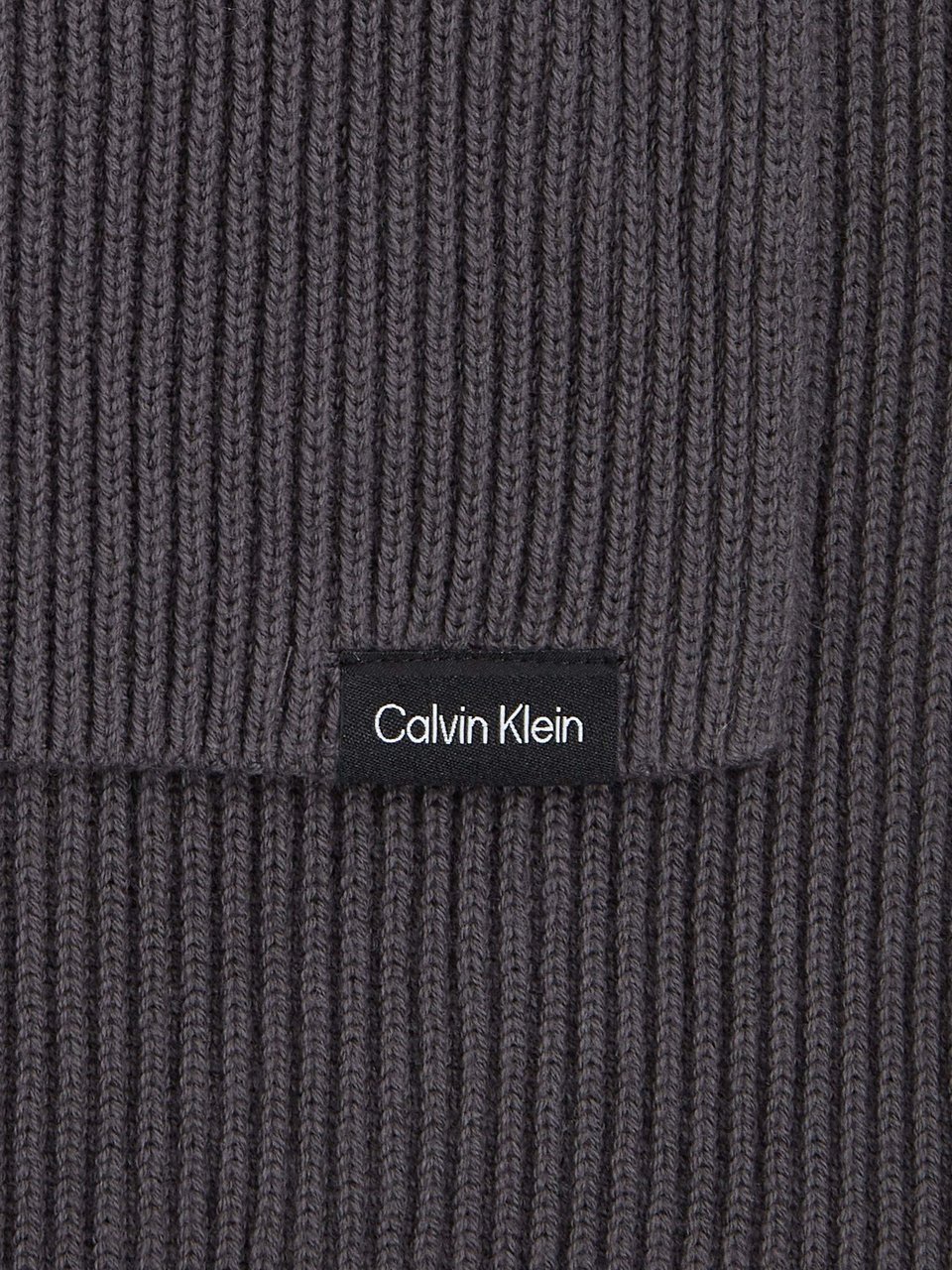 Calvin Klein sjaals donkergrijs Grijs