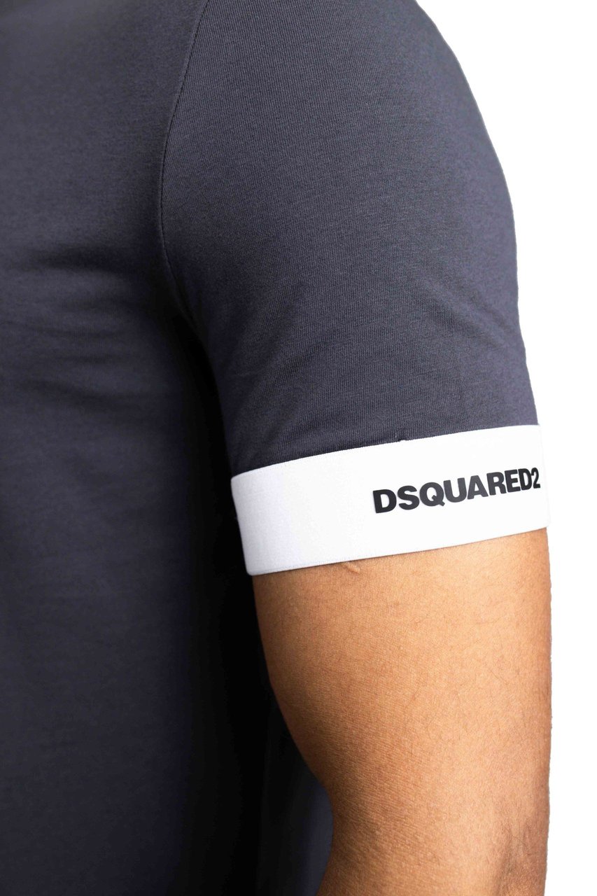 Dsquared2 Round Neck T-Shirt Grijs