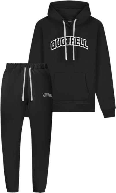 Quotrell University Set | Black/white Zwart