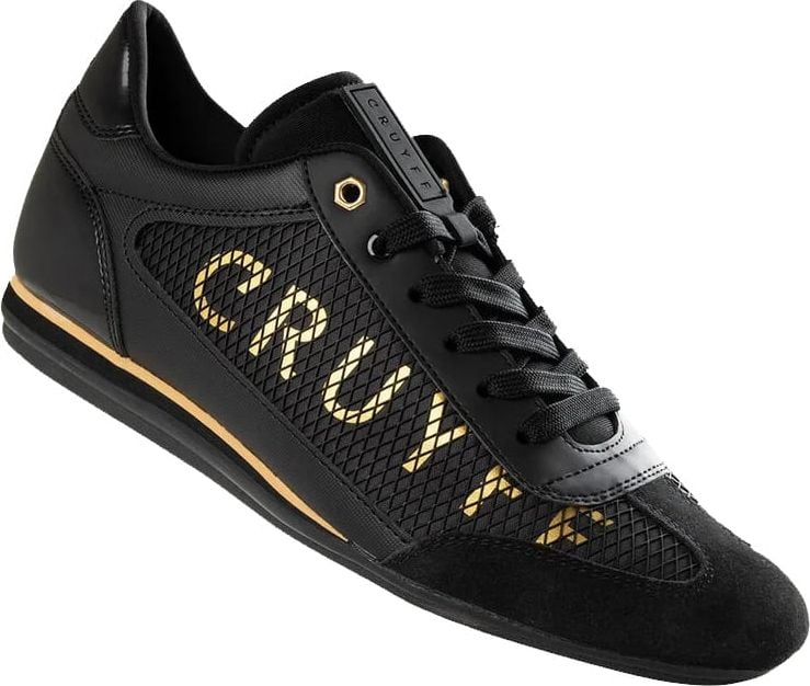 Cruyff Vanenburg Sneakers Heren Zwart/Goud Zwart