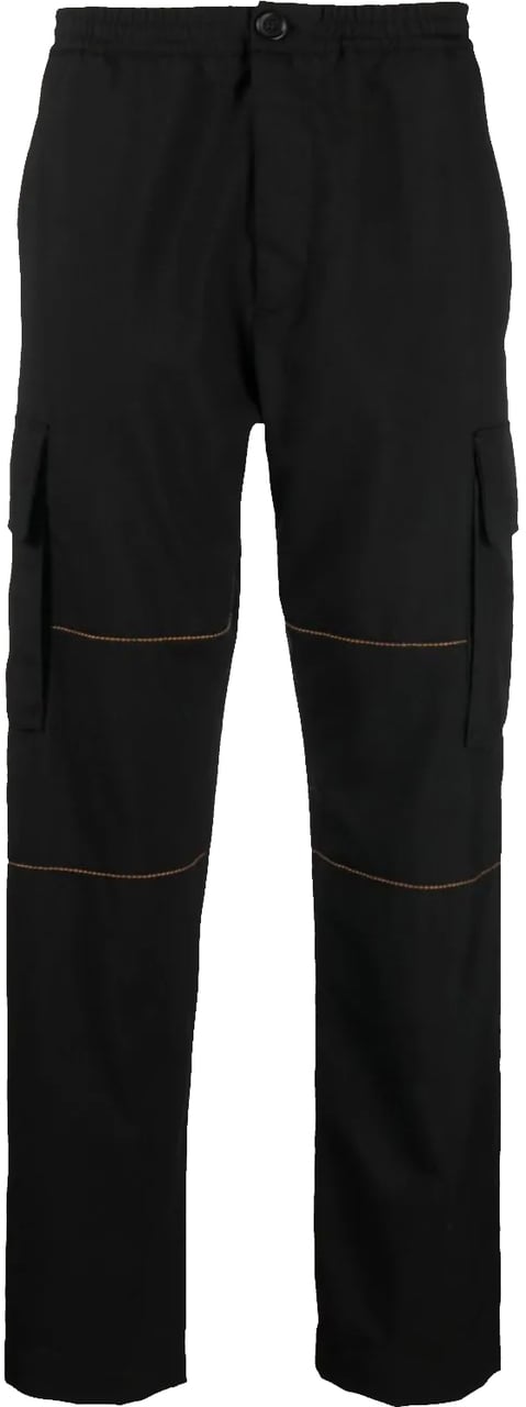 Marni Cargo Trousers Black Zwart