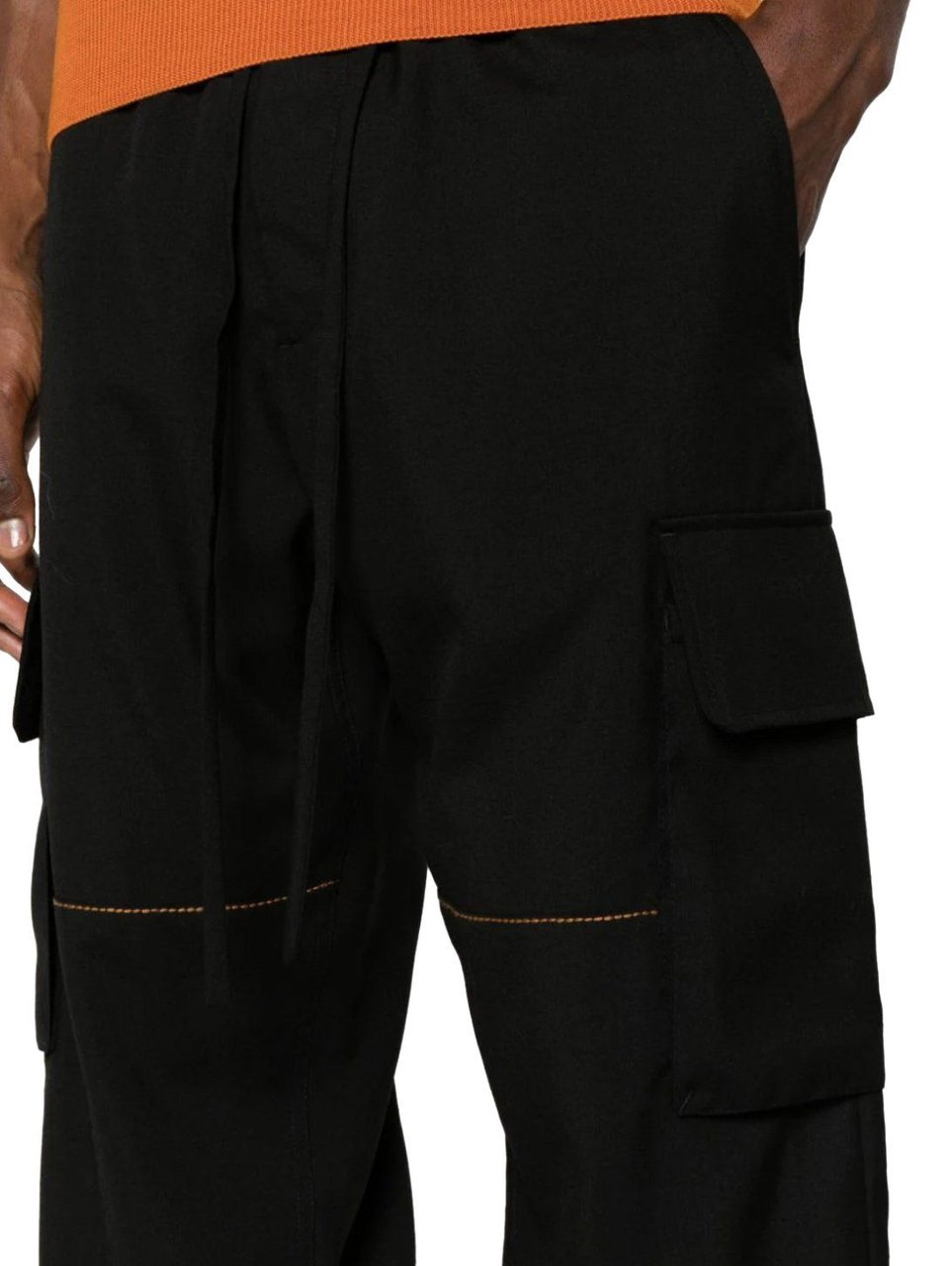 Marni Cargo Trousers Black Zwart