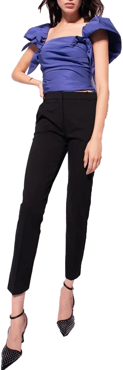 Pinko Trousers Black Zwart