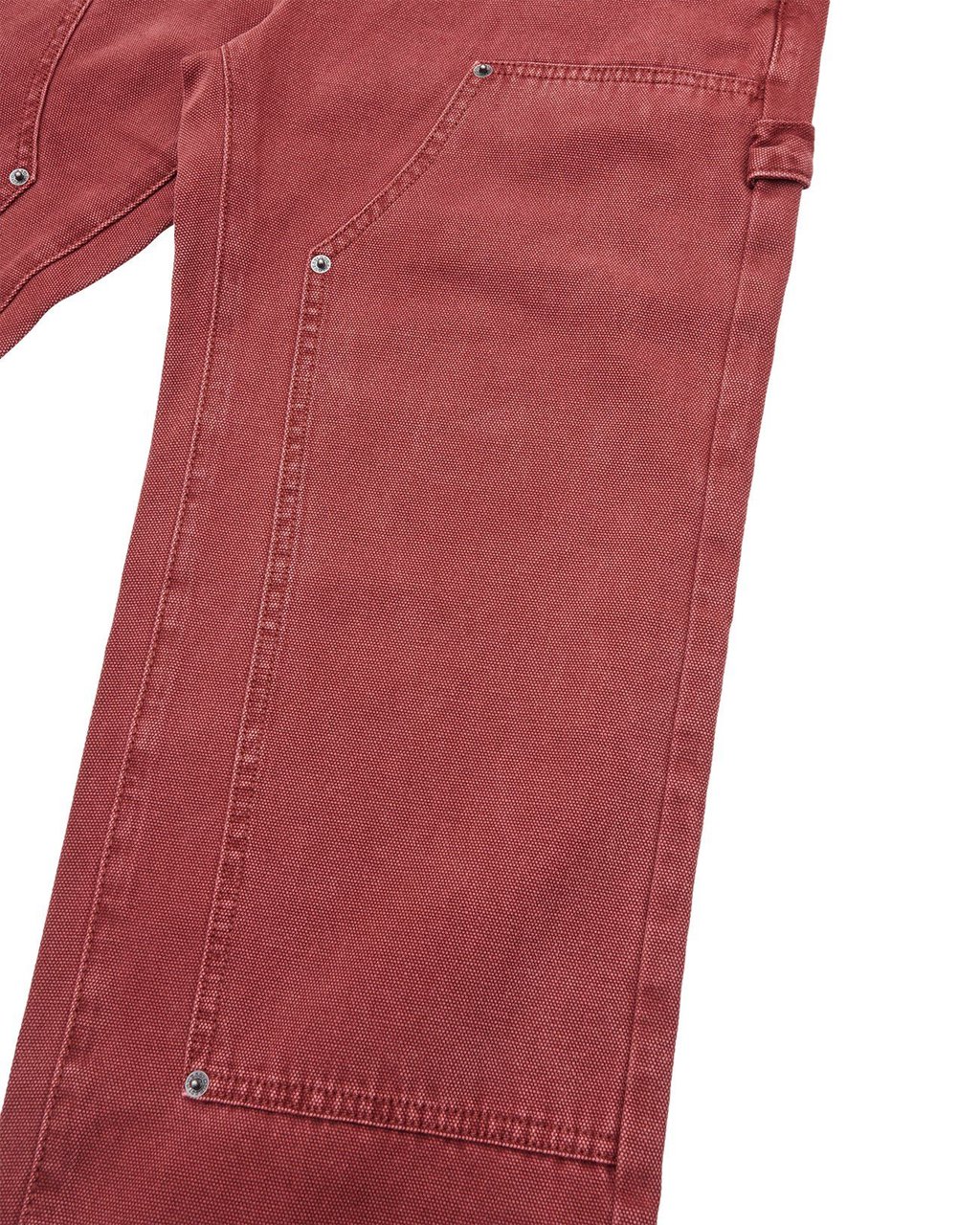 Guess Pantalone Overdyed Carpenter Vintage Rosso Rood