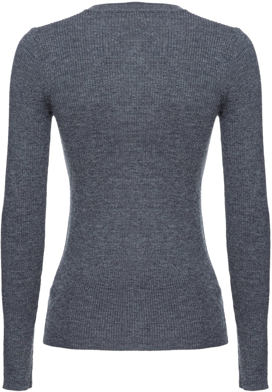 Pinko Sweaters Grey Grijs