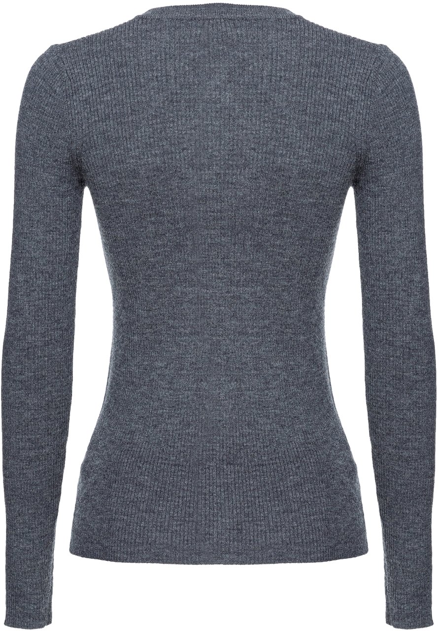 Pinko Sweaters Grey Gray Grijs