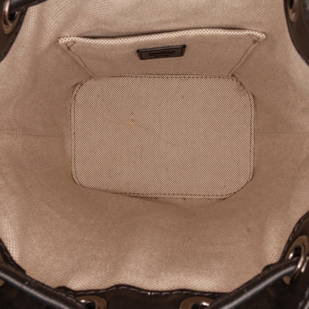 MCM Mini Leather Bucket Bag Zwart