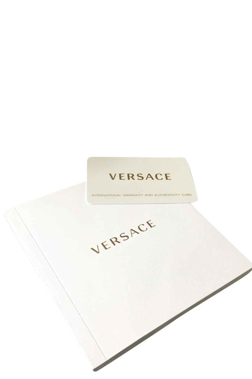 Versace VE8100519 V-Circle dames horloge 38 mm Zilver