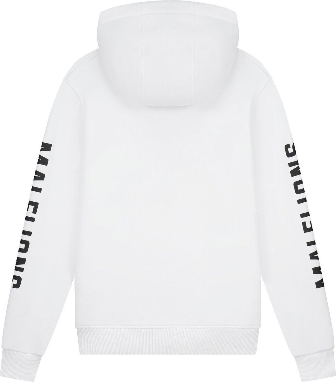 Malelions Lective Hoodie - White/Black Wit