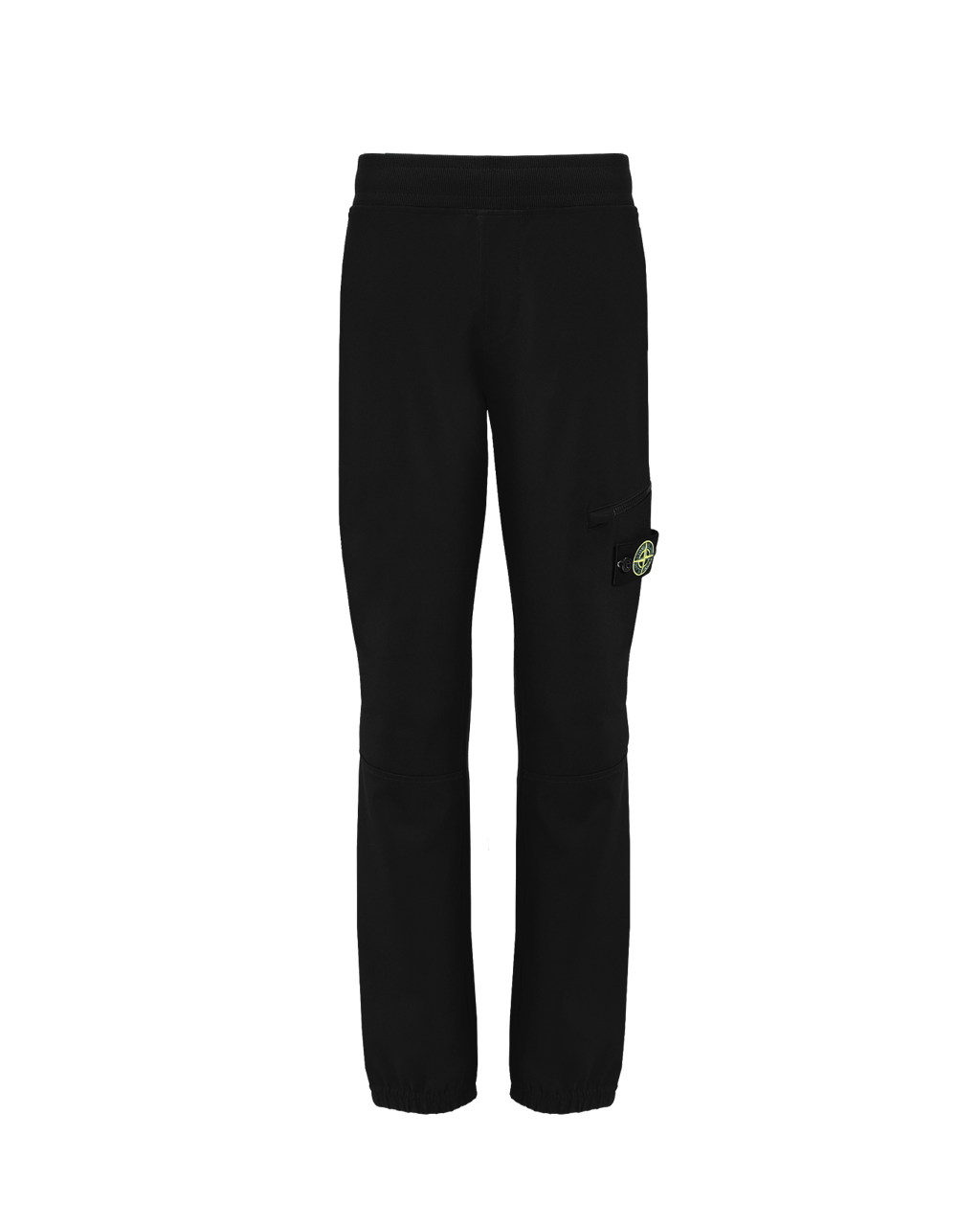 Stone Island Junior Kids Logo-patch Track Pants Zwart Zwart