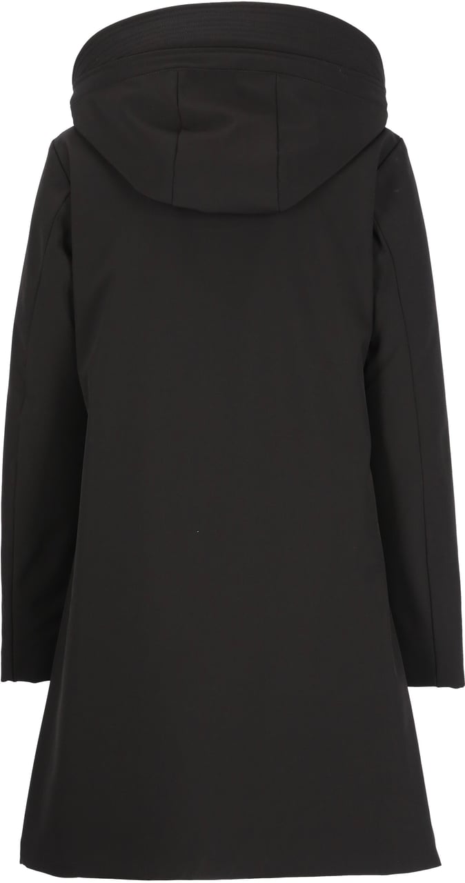 Woolrich Firth Down Hooded Trench Zwart