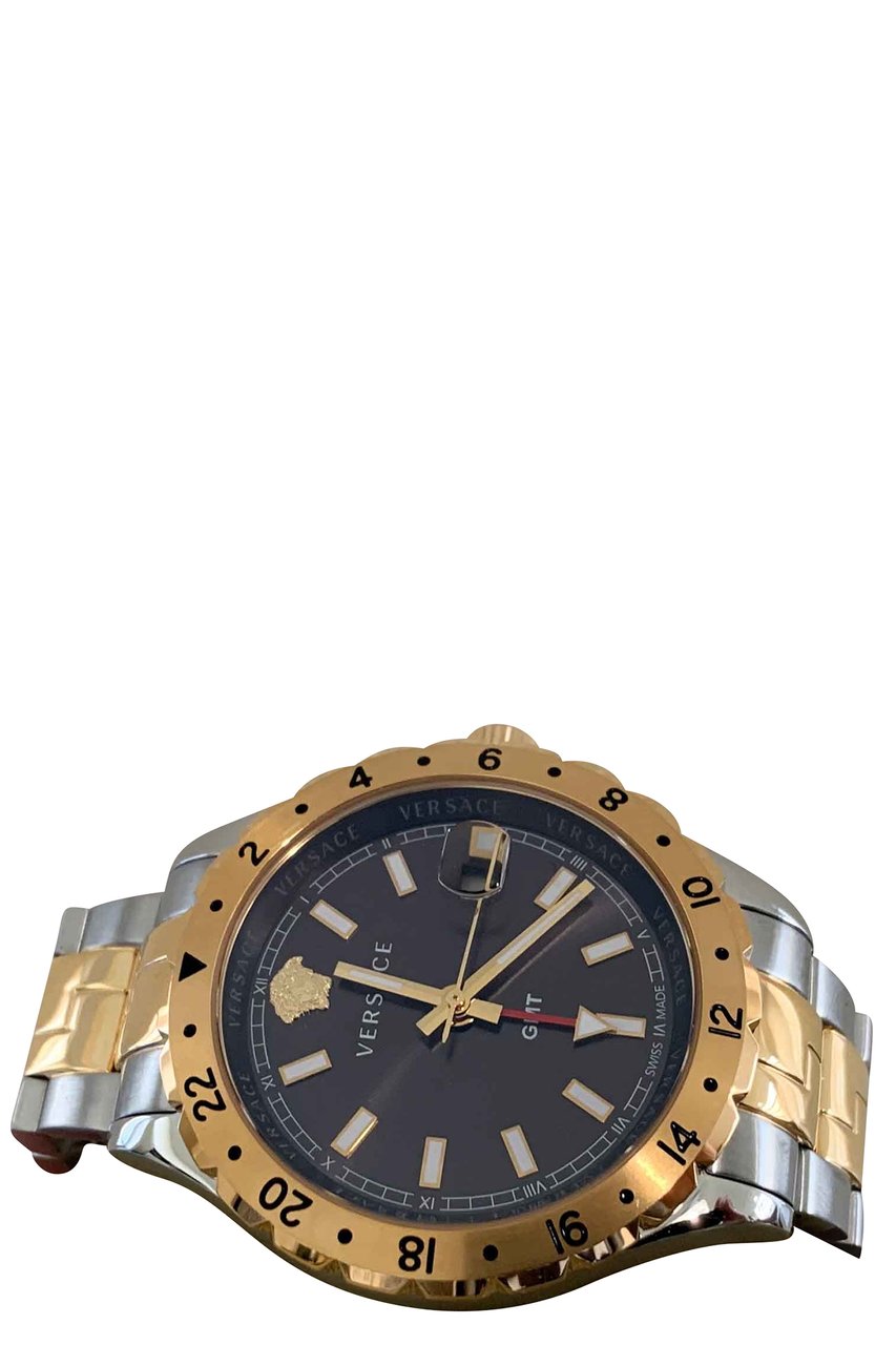 Versace V11040015 Hellenyium GMT heren horloge Bruin