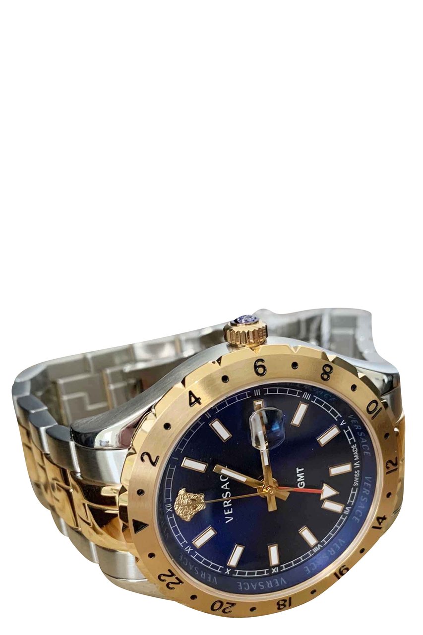 Versace V11060017 Hellenyium GMT heren horloge Blauw