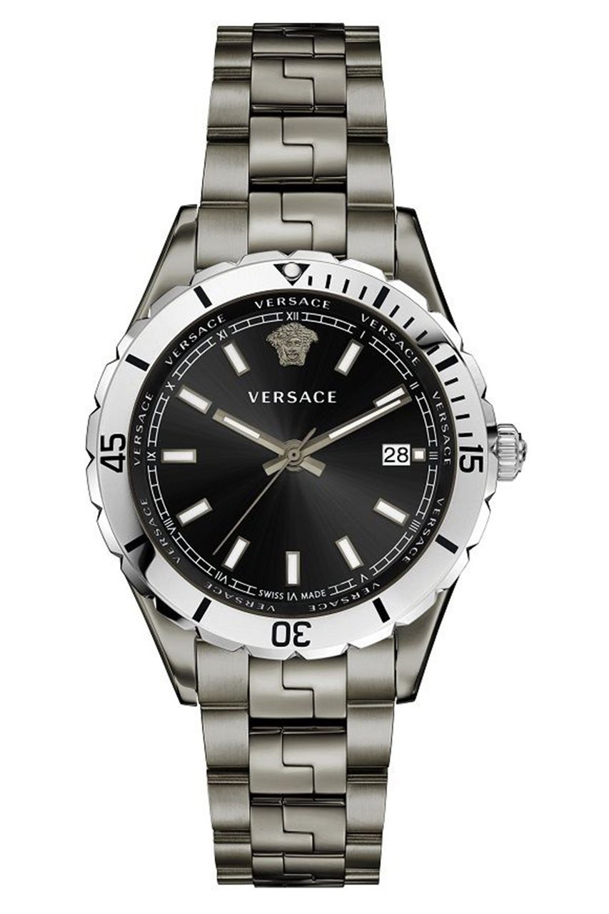 Versace VE3A00620 Hellenyium heren horloge 42 mm Zwart